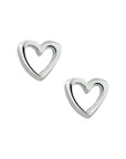 Zilver Oorknoppen Hart 1015376 - PansiteNederland.nl