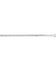 Zilver Wit Collier Anker Gediamanteerd 2,1 mm 1015535