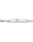Zilver Wit Graveerarmband Hart Plaat 5,0 mm 1015806 - PansiteNederland.nl