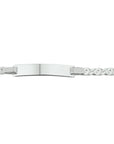 Zilver Wit Graveerarmband Valkenoog Plaat 5,0 mm 1015807 - PansiteNederland.nl