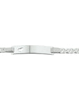 Zilver Wit Graveerarmband Hart Plaat 5,0 mm 1015808 - PansiteNederland.nl