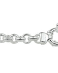 Zilveren Jasseron armband 8,3 mm met groot springslot 1015929 - PansiteNederland.nl