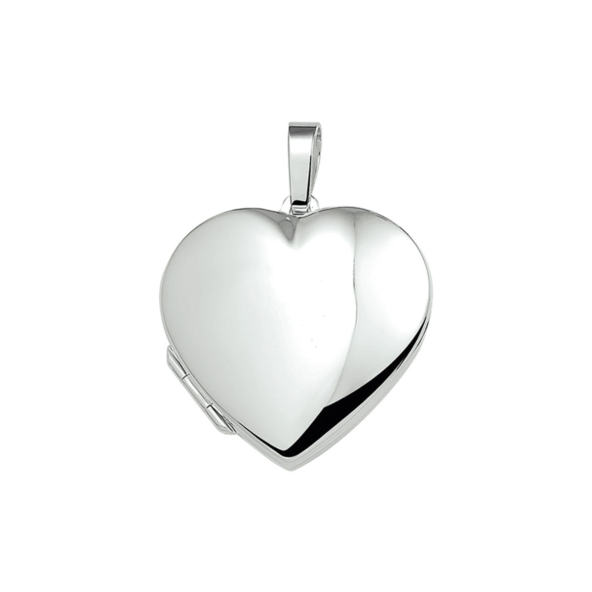 zilver medaillon hart 1016865 - PansiteNederland.nl