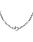 Zilver Wit Collier Jasseron 6 mm Met Groot Springslot 1017489 - PansiteNederland.nl