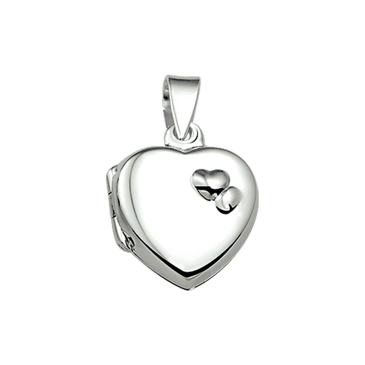 zilver medaillon hart 1018574 - PansiteNederland.nl