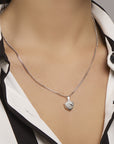 zilver medaillon hart 1018574 - PansiteNederland.nl