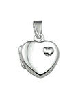zilver medaillon hart 1018575 - PansiteNederland.nl