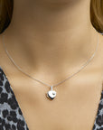 zilver medaillon hart 1018575 - PansiteNederland.nl