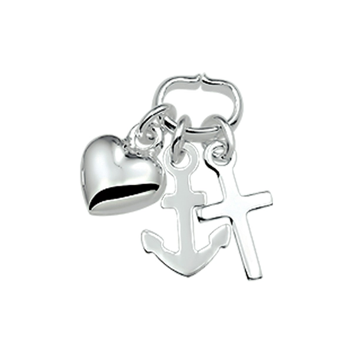 zilver hanger geloof, hoop en liefde 1018598 - PansiteNederland.nl