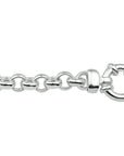 Zilveren armband jasseron 5,5 mm met groot springslot 1018695 - PansiteNederland.nl