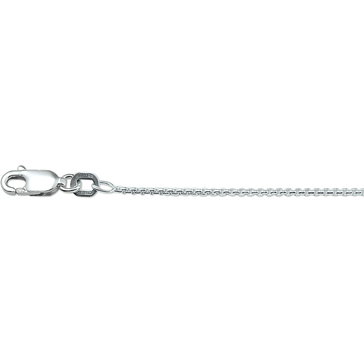 Zilver Wit Collier Venetiaans Bol 1,2 mm 1018815 - PansiteNederland.nl