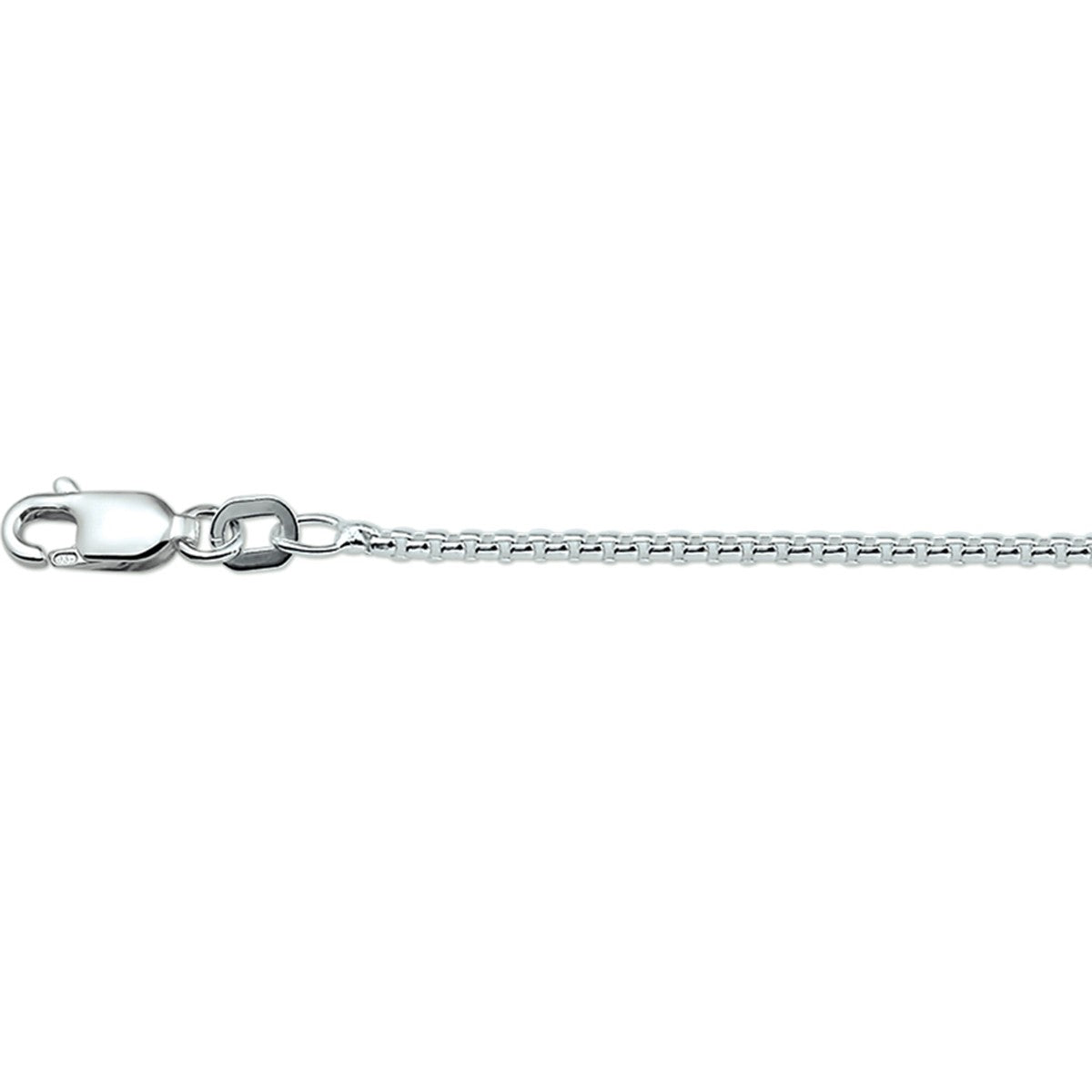 Zilver Wit Collier Venetiaans Bol 1,5 mm 1018824 - PansiteNederland.nl