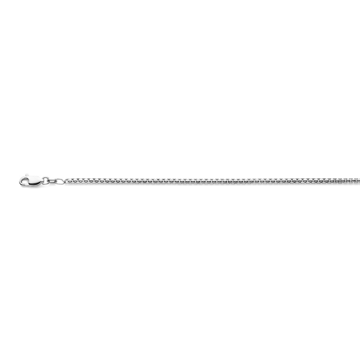 Zilver Wit Collier Venetiaans Bol 2,0 mm 1018828 - PansiteNederland.nl