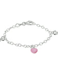 Zilver Wit Armband Hart 1018886 - PansiteNederland.nl