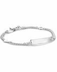 Zilveren graveerarmband hart gourmette 4-zijdes geslepen plaat 4,2 mm 1019313, exclusief en kwalitatief hoogwaardig. Ontdek nu!