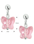 Zilver Oorhangers Vlinder 1019477 - PansiteNederland.nl