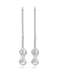 Zilver Doortrekoorbellen Infinity 1019644 - PansiteNederland.nl