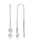 Zilver Doortrekoorbellen Infinity 1019644 - PansiteNederland.nl