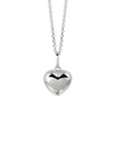 zilver wit collier hart 41 + 4 cm 1019663