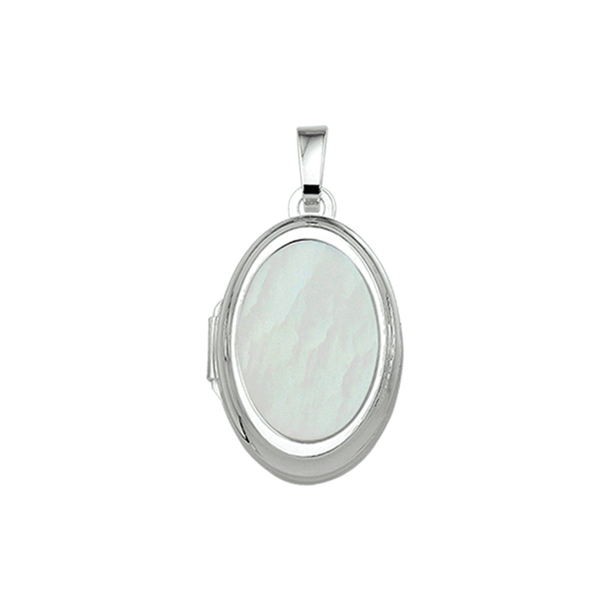 zilver medaillon parelmoer 1019909 - PansiteNederland.nl