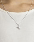 Zilveren collier dolfijn 36 + 4 cm 1020133