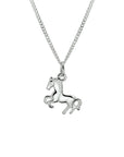 zilver wit collier paard 36 + 4 cm 1020135