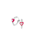 Zilver Oorringen Hart 1020250 - PansiteNederland.nl