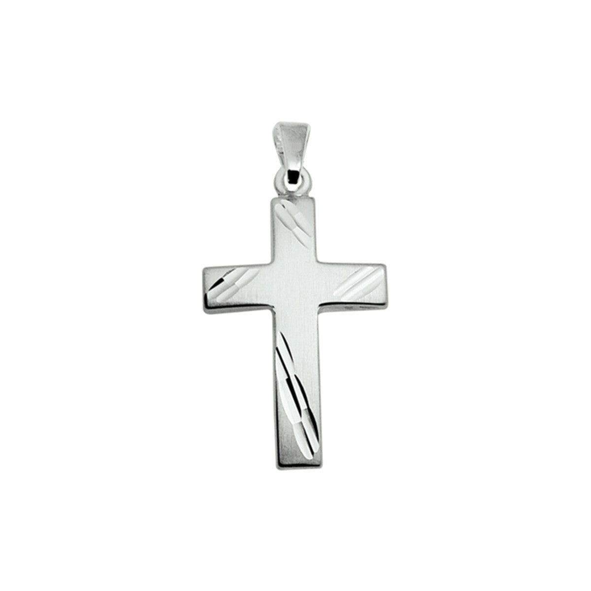 zilver hanger kruis gediamanteerd 1020944 - PansiteNederland.nl