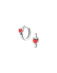 Zilver Klapoorringen Hart 1020997 - PansiteNederland.nl