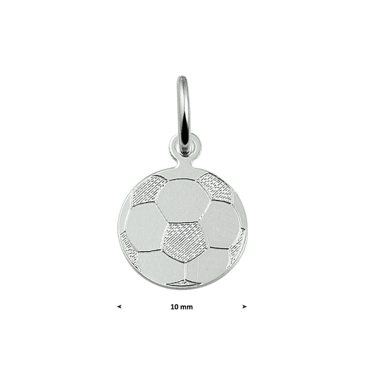 Zilveren hanger voetbal - 1021055 - PansiteNederland.nl