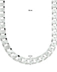 Zilveren gourmette ketting 6-zijdes geslepen 6,5 mm - 1021080 - PansiteNederland.nl