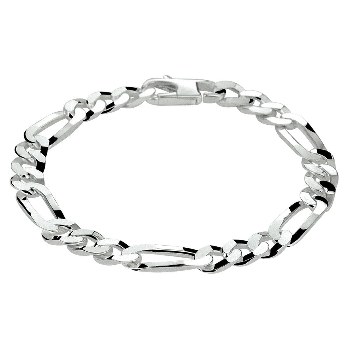 Zilver Wit Figaro 7,0 mm 1021087 - PansiteNederland.nl