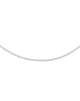 zilver wit collier gourmette 4-zijdes geslepen 1,6 mm 41 + 4 cm 1021112