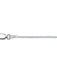 zilver wit collier anker rond 1,4 mm 41 + 4 cm 1021118 - PansiteNederland.nl
