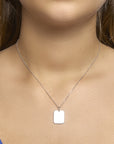 zilver graveerhanger gediamanteerd 1021128 - PansiteNederland.nl