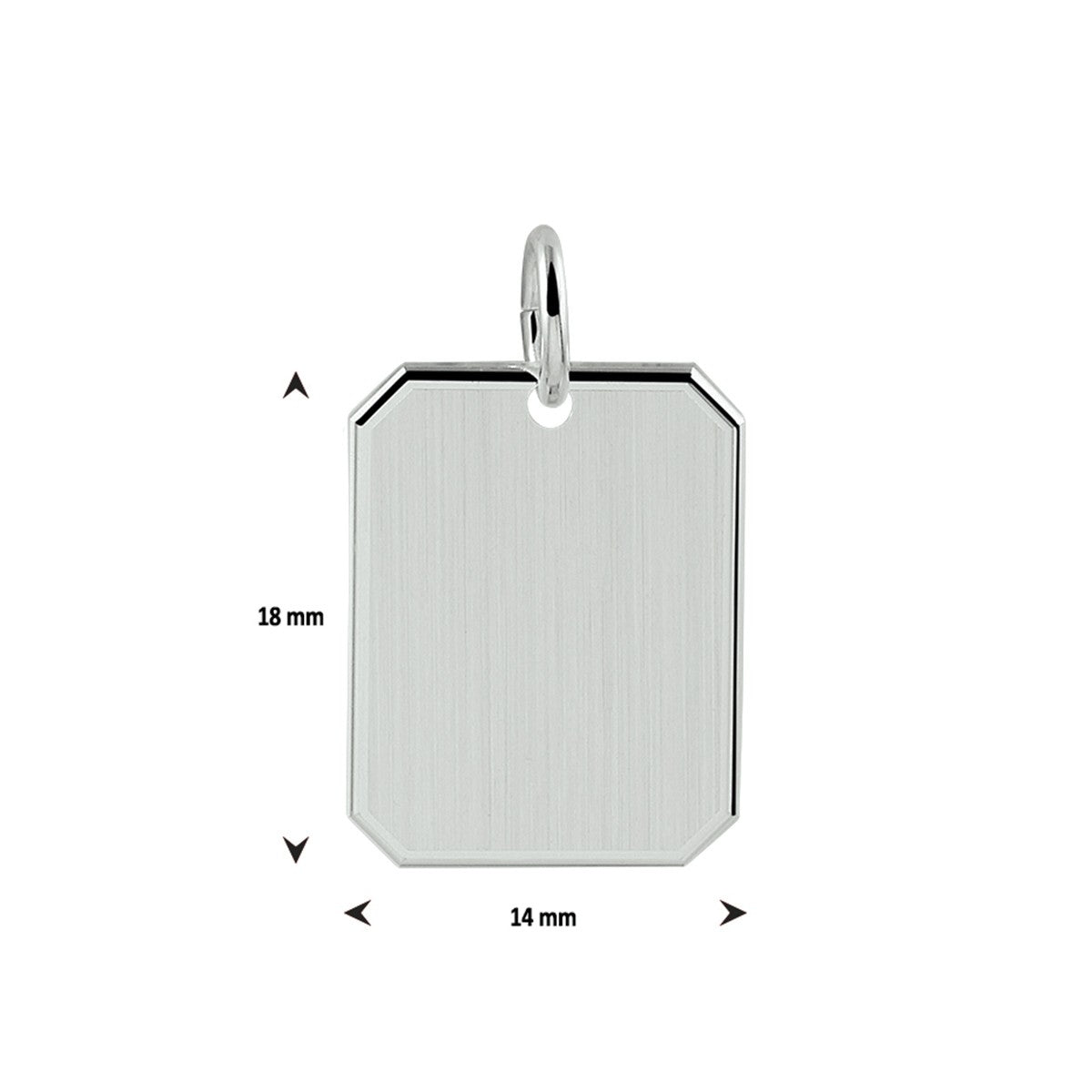 zilver graveerhanger gediamanteerd 1021128 - PansiteNederland.nl