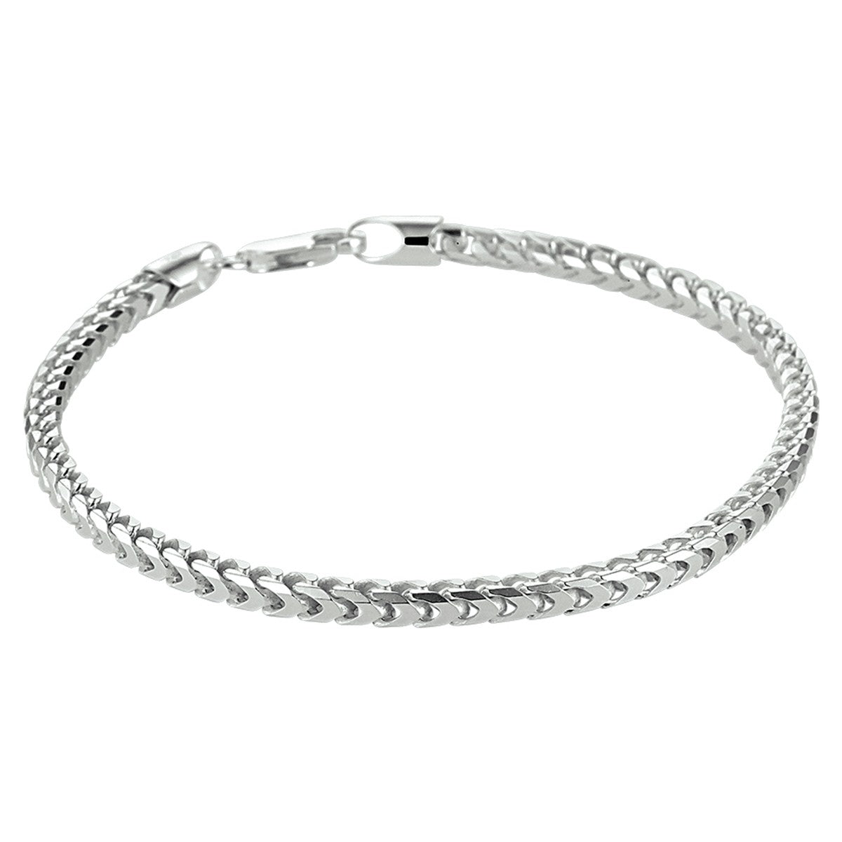 gourmette 3,0 mm zilver wit - PansiteNederland.nl