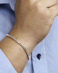 Zilver Wit Gourmette 3,0 mm 1021138