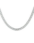 Zilver Wit Gourmette 4,0 mm 1021145 - PansiteNederland.nl