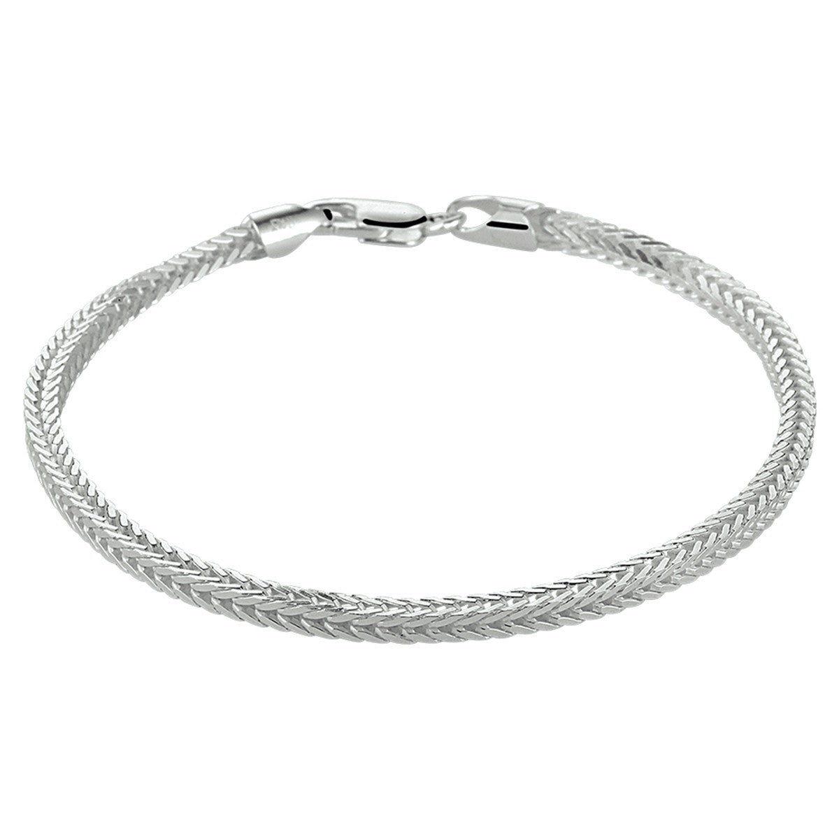 vossestaart 2,5 mm zilver wit - PansiteNederland.nl