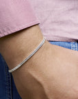 vossestaart 2,5 mm zilver wit - PansiteNederland.nl