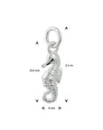zilver hanger zeepaard 1021701 - PansiteNederland.nl
