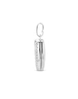 zilver medaillon hart bolletjes 1021752