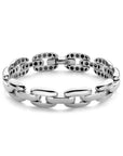 Zilver Wit Armband 11,8 Mm 19 Cm 1021852 - PansiteNederland.nl
