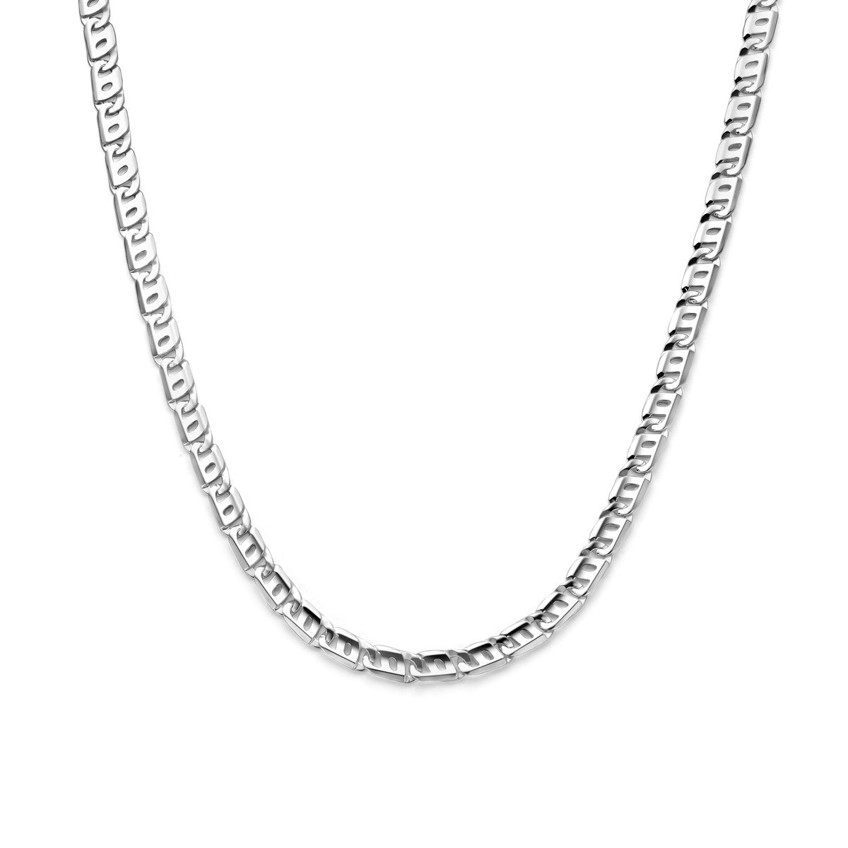 Zilver Wit Collier 7,0 mm 1021894 - PansiteNederland.nl