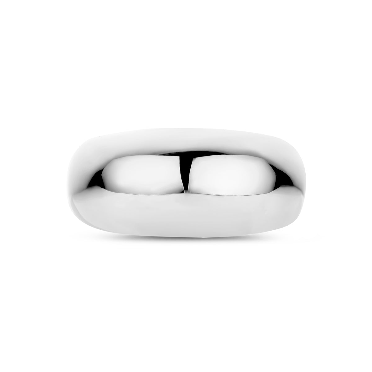 Ring balloon zilver wit