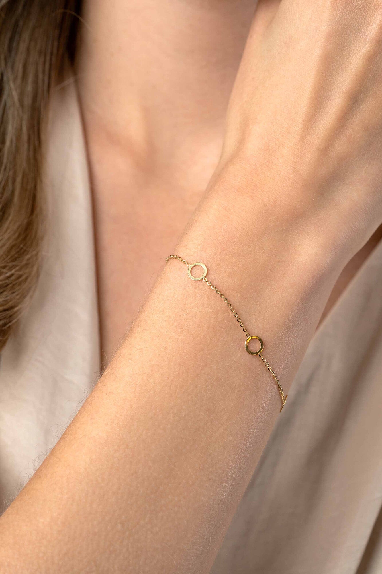 ZINZI 14K Gouden Armband ZGA445 18-20cm