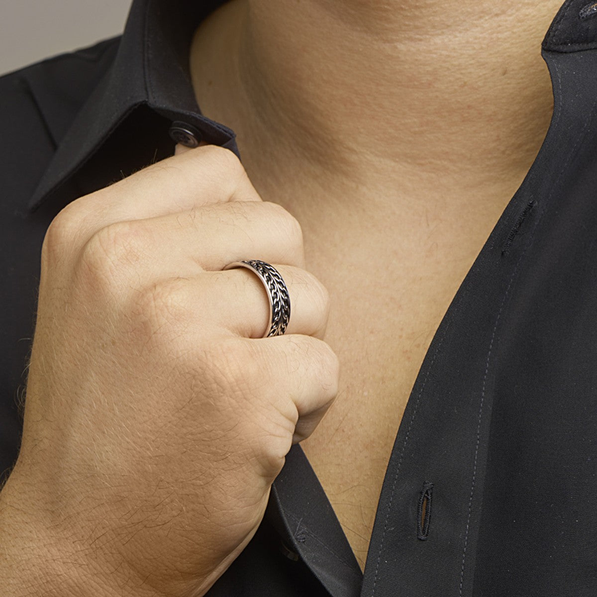 Zilver Geoxideerd Ring Oxi 1101298 - PansiteNederland.nl