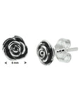 Zilver Geoxideerd Oorknoppen Oxi Roos 1101563 - PansiteNederland.nl