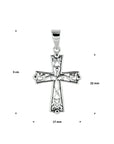 zilver geoxideerd hanger oxi kruis 1101639 - PansiteNederland.nl